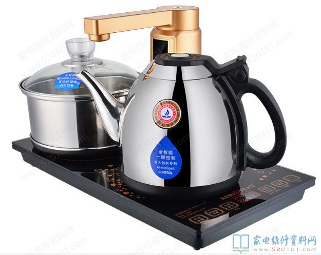 V88智能金灶茶具,常见故障