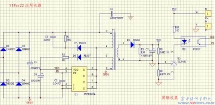 VIPer22-12运用电路