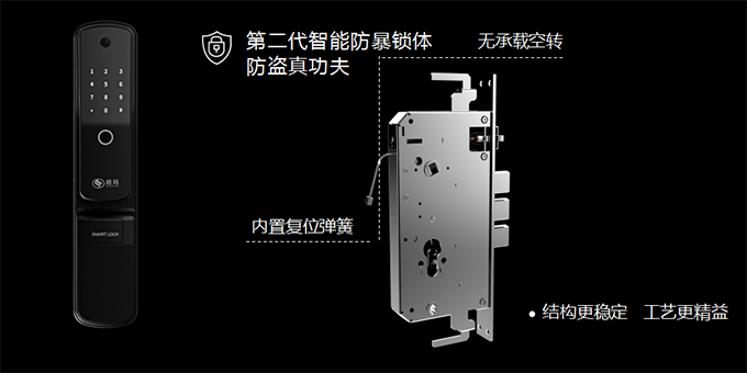 像父亲怀抱一样有安全感！玥玛防暴智能锁安全保卫家！